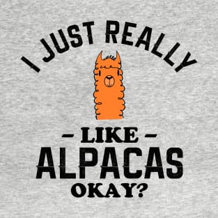 I Just Really Like Alpacas T-Shirt